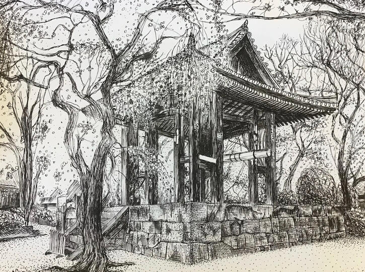 Background - ink on paper